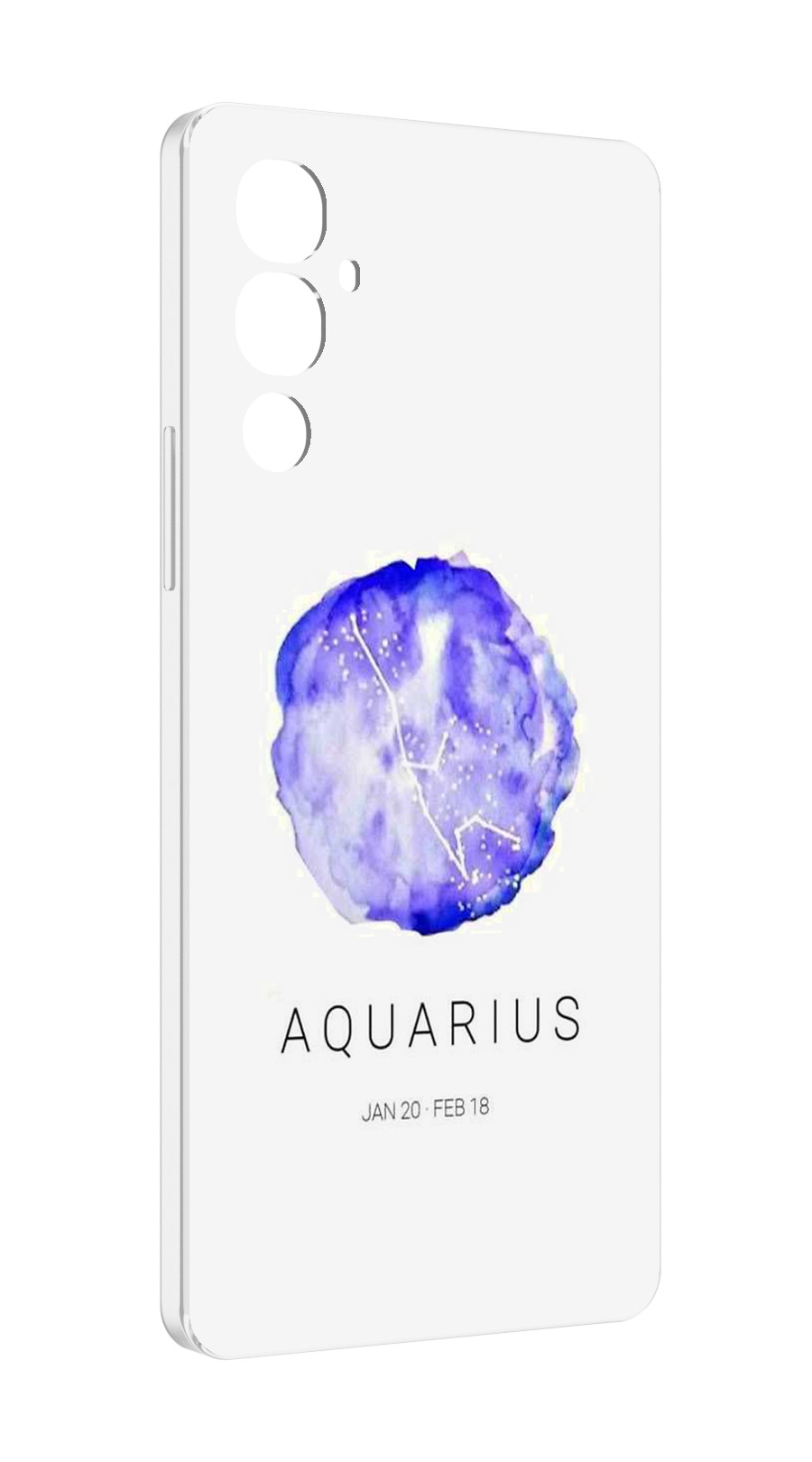 

Чехол MyPads знак зодиака водолеи 5 для Tecno Pova 4, Прозрачный, Tocco