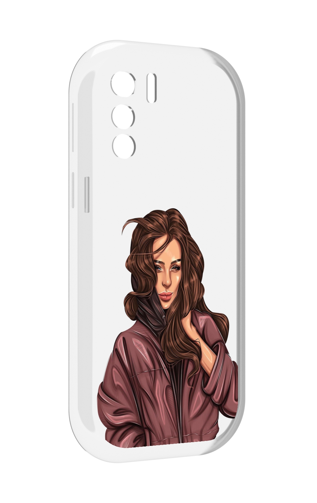 

Чехол MyPads Арт рисунок девушки для UleFone Note 13P, Прозрачный, Tocco