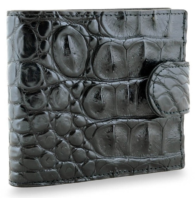 

Портмоне мужское Exotic Leather kk-477 черное, Черный, kk-477