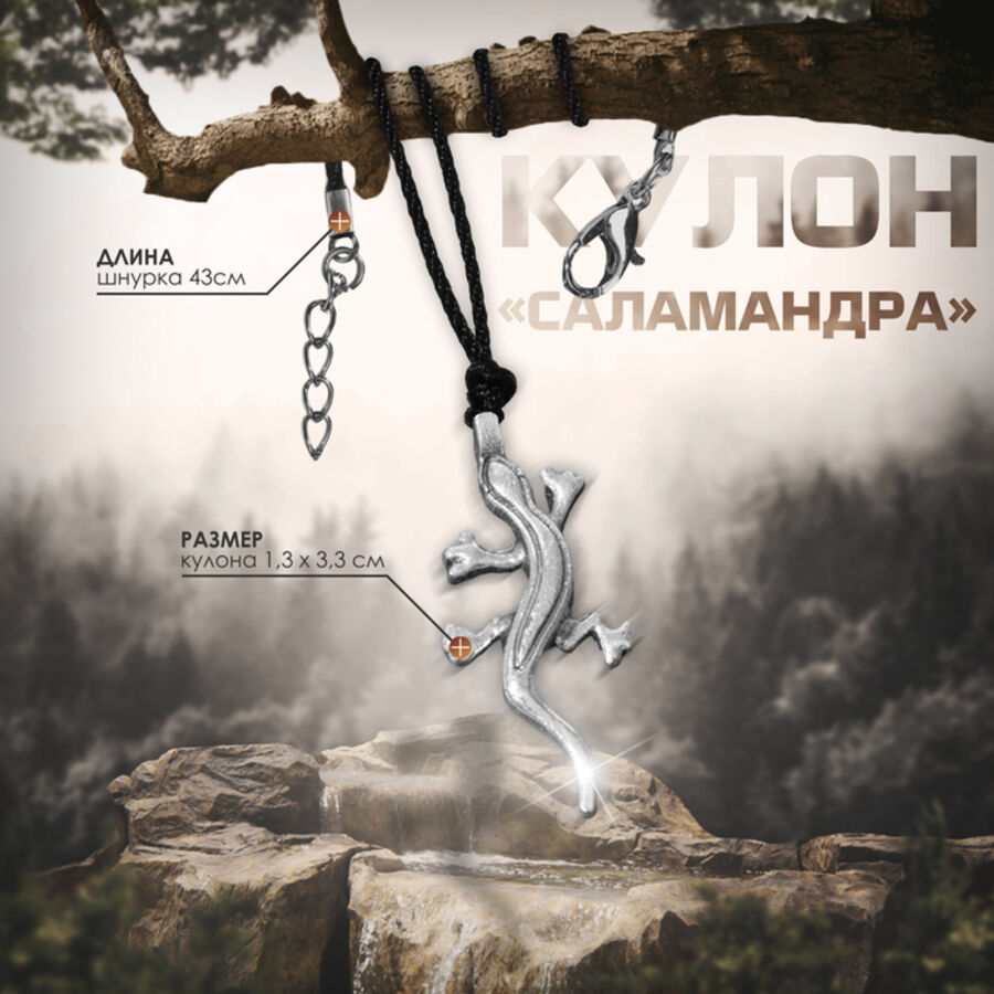 

Колье из металла 43 см NoBrand d01110115, d01110115