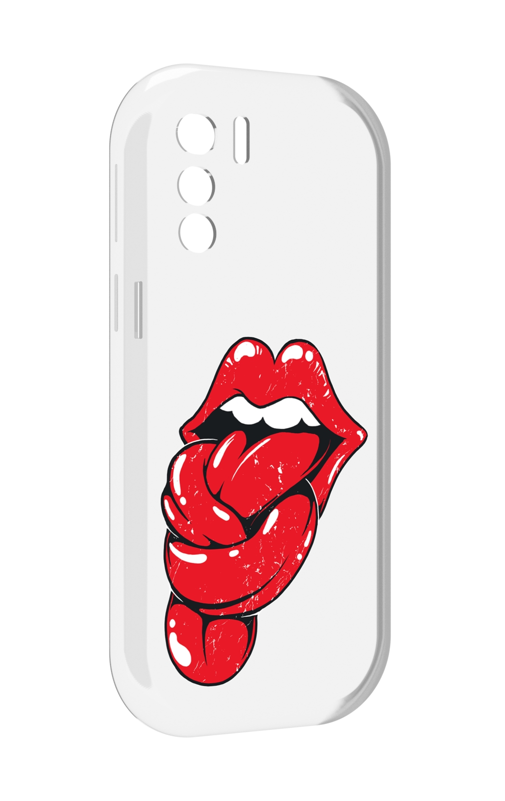 

Чехол MyPads яркие губы с языком для UleFone Note 13P, Прозрачный, Tocco
