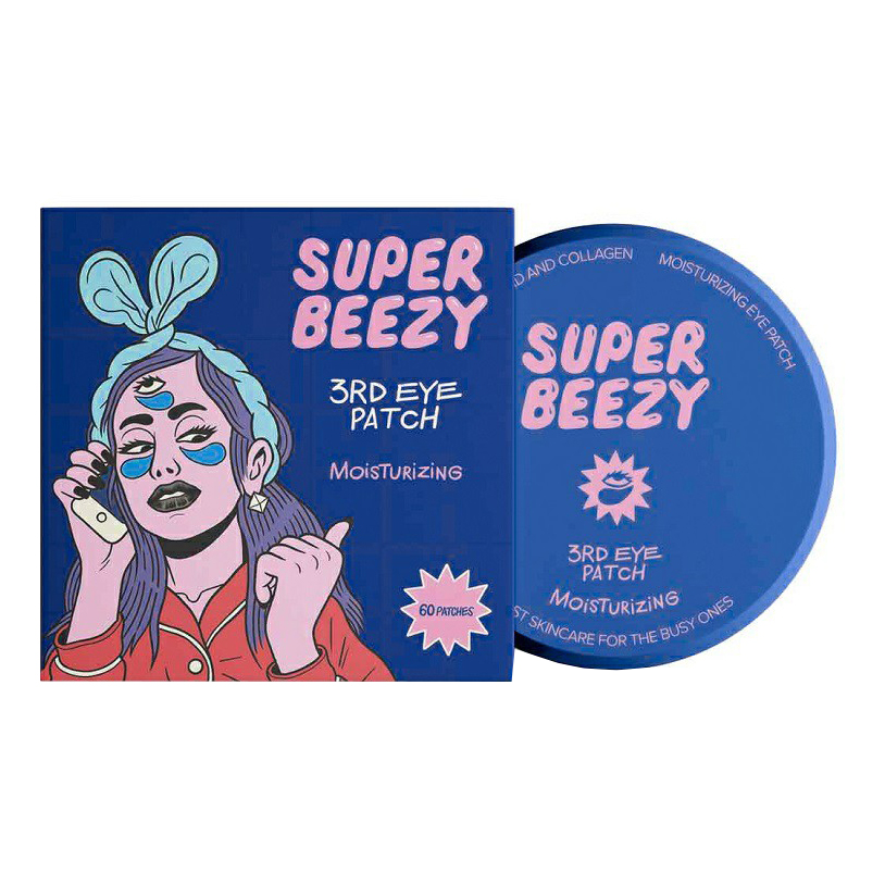 

Гидрогелевые патчи Super Beezy для глубокого увлажнения 60 шт