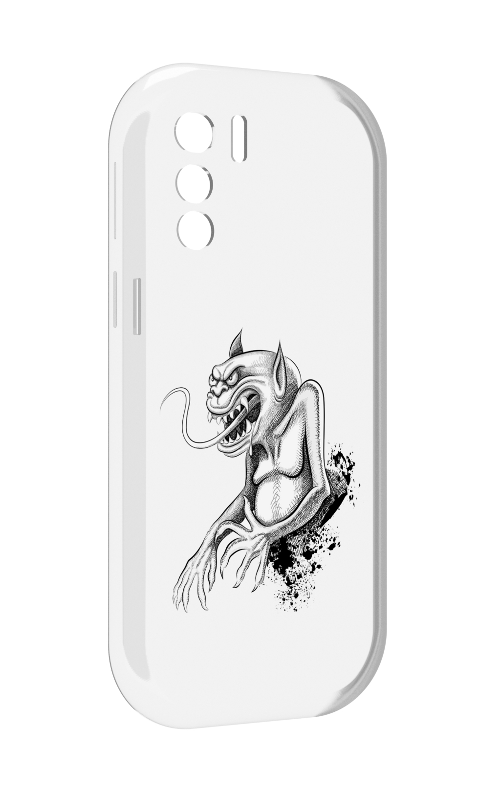 

Чехол MyPads чорт для UleFone Note 13P, Прозрачный, Tocco