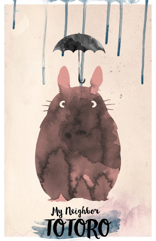 

Постер к аниме "Мой сосед Тоторо" (Tonari no Totoro) A2