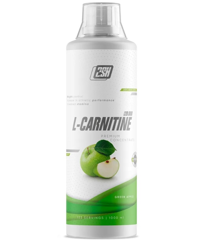 2SN L-Carnitine Concentrate 120 000 1000 мл, Зеленое яблоко