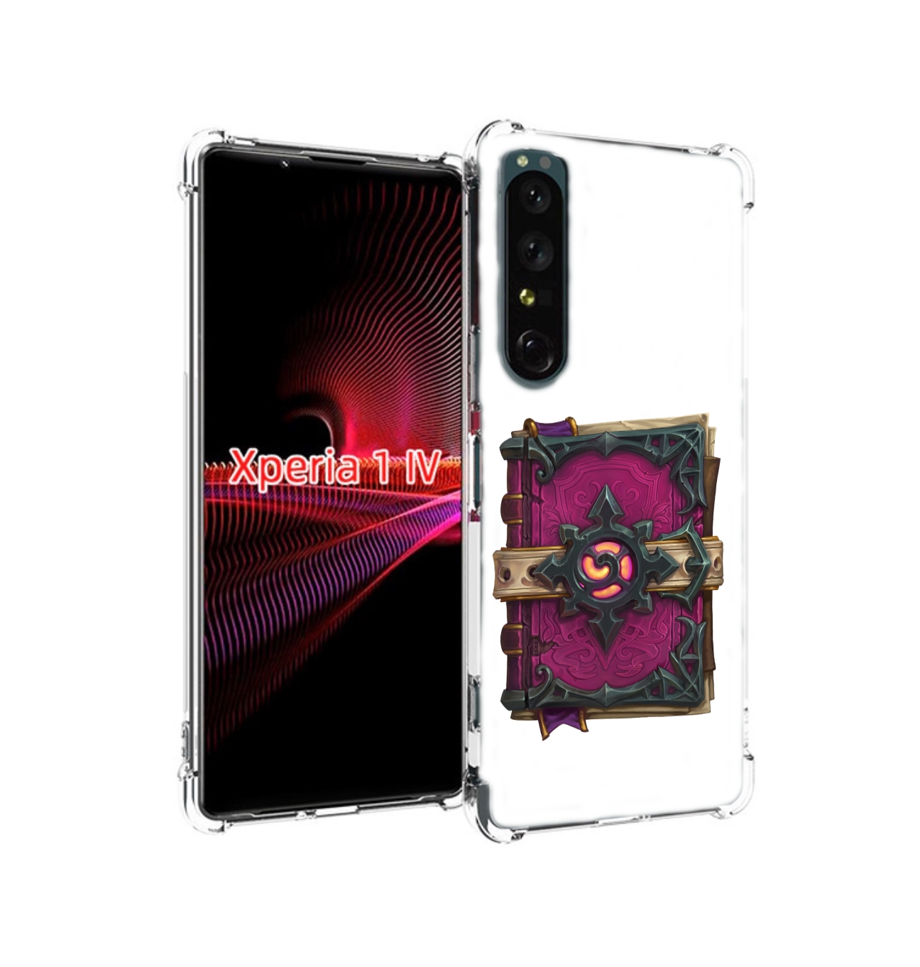 Чехол задняя-панель-накладка-бампер MyPads Hearthstone для Sony Xperia 1 IV противоударный