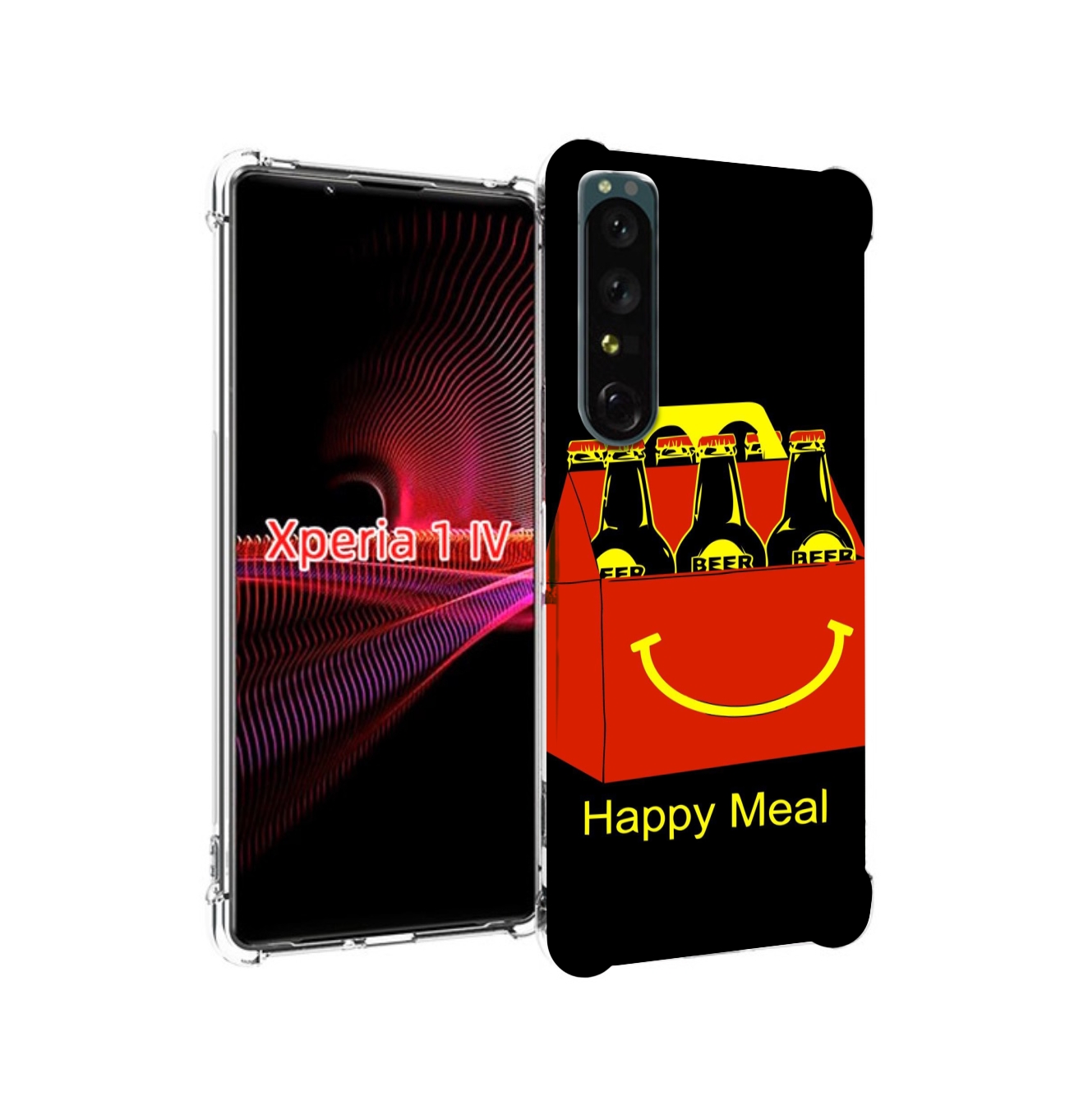 

Чехол накладка MyPads Happy Meal для Sony Xperia 1 IV, Прозрачный, Tocco