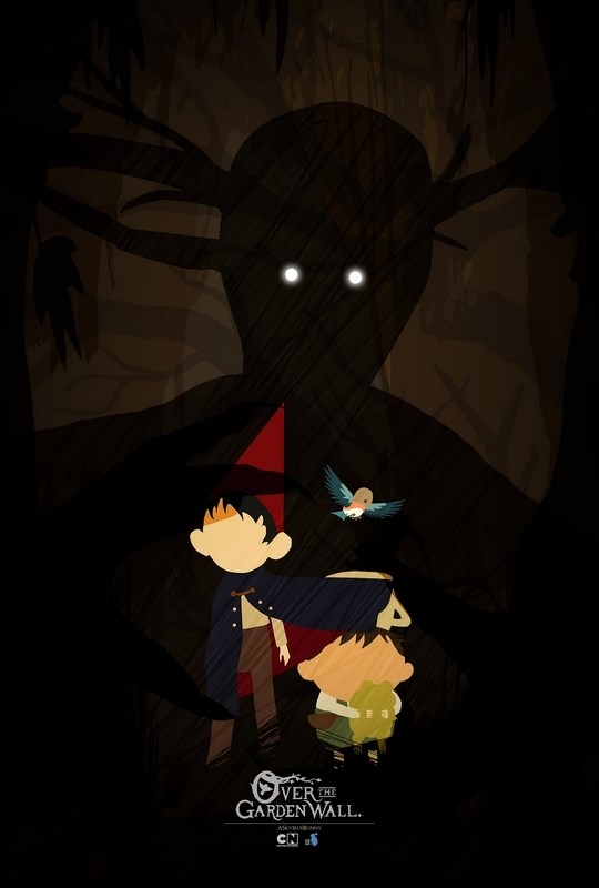 

Постер к мультфильму "По ту сторону изгороди" (Over the Garden Wall) A4