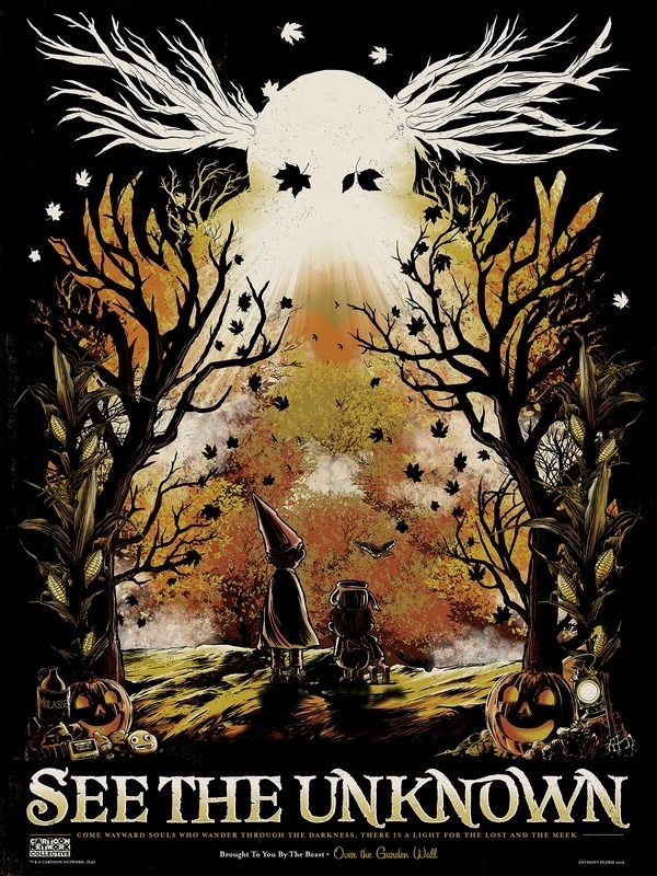 

Постер к мультфильму "По ту сторону изгороди" (Over the Garden Wall) A3