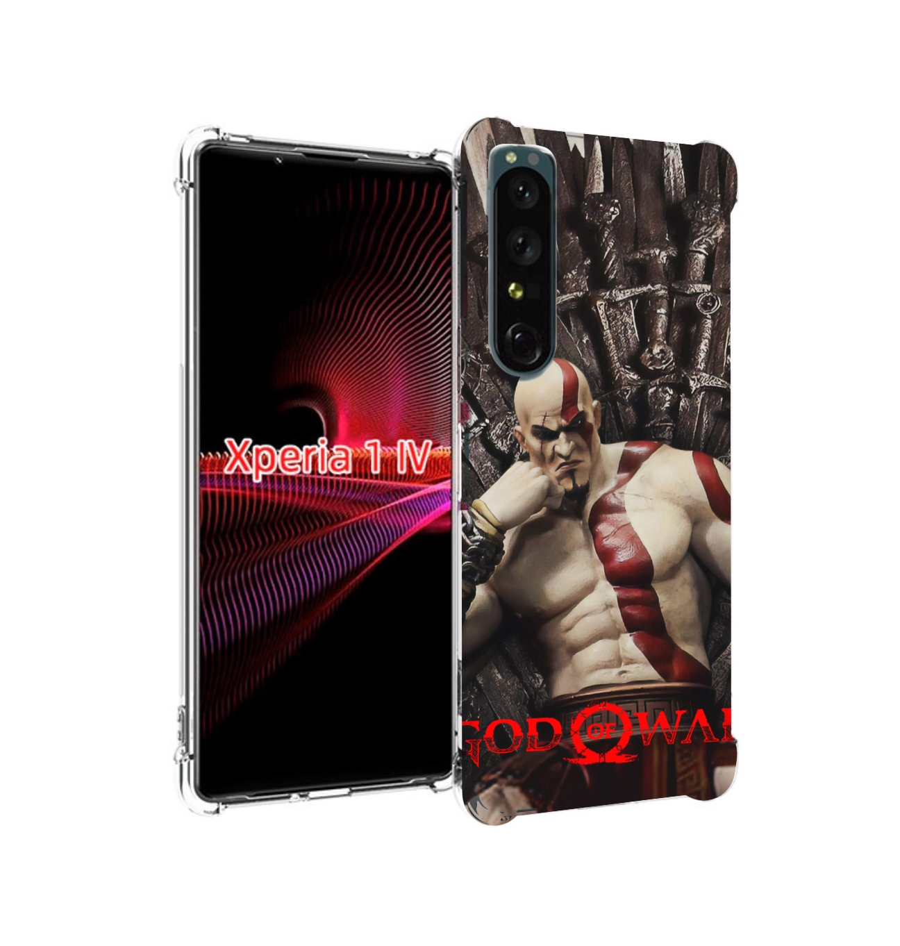 

Чехол накладка MyPads God of War Кратос для Sony Xperia 1 IV, Прозрачный, Tocco
