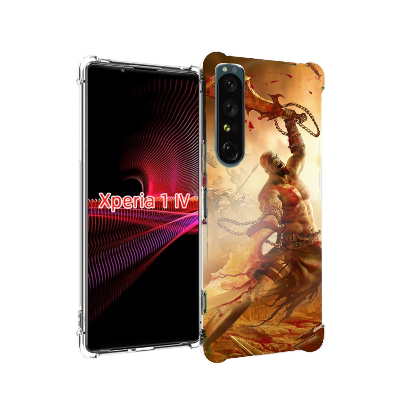 

Чехол накладка MyPads God Of War III для Sony Xperia 1 IV, Прозрачный, Tocco