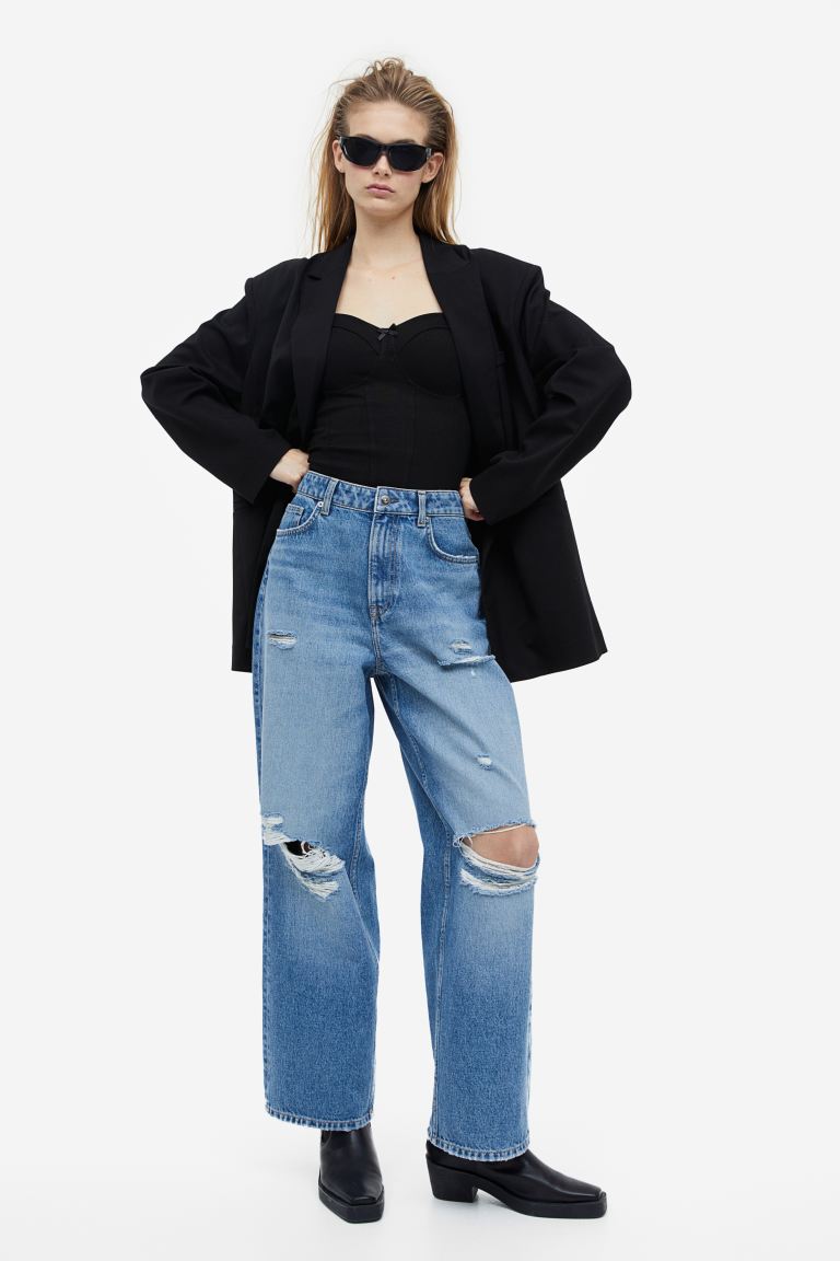 

Джинсы женские H&M 1139990001 голубые 36 (доставка из-за рубежа), Голубой, 1139990001