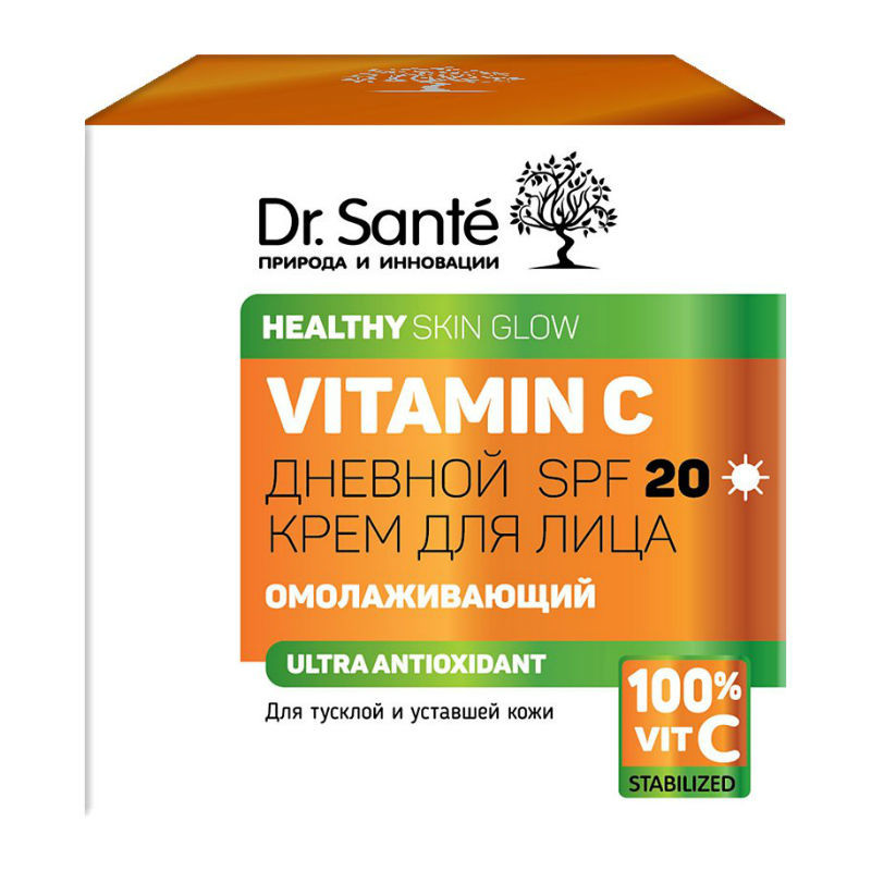 фото Крем для лица vitamin c spf20 дневной 50мл dr. sante