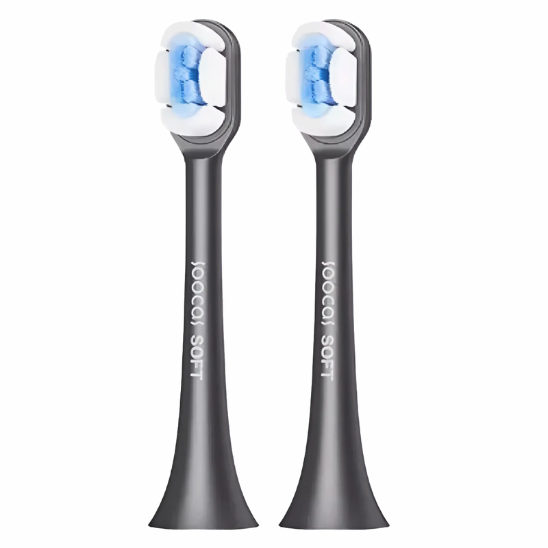 

Насадки для зубной щетки Soocas X3 SOFT Black 2 шт, Electric Sonic Toothbrush X1 / X3