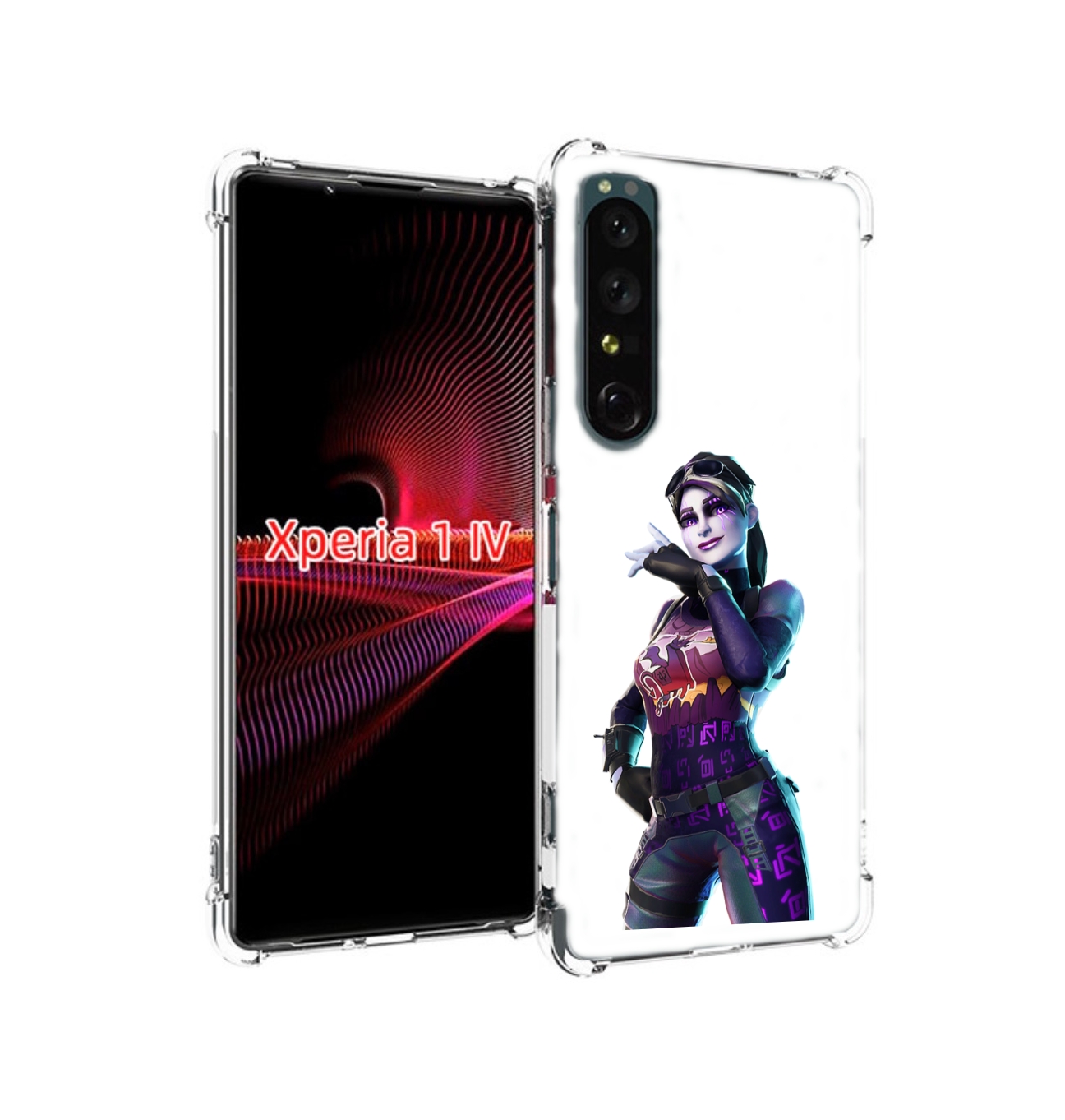 

Чехол накладка MyPads Fortnite-3 для Sony Xperia 1 IV, Прозрачный, Tocco
