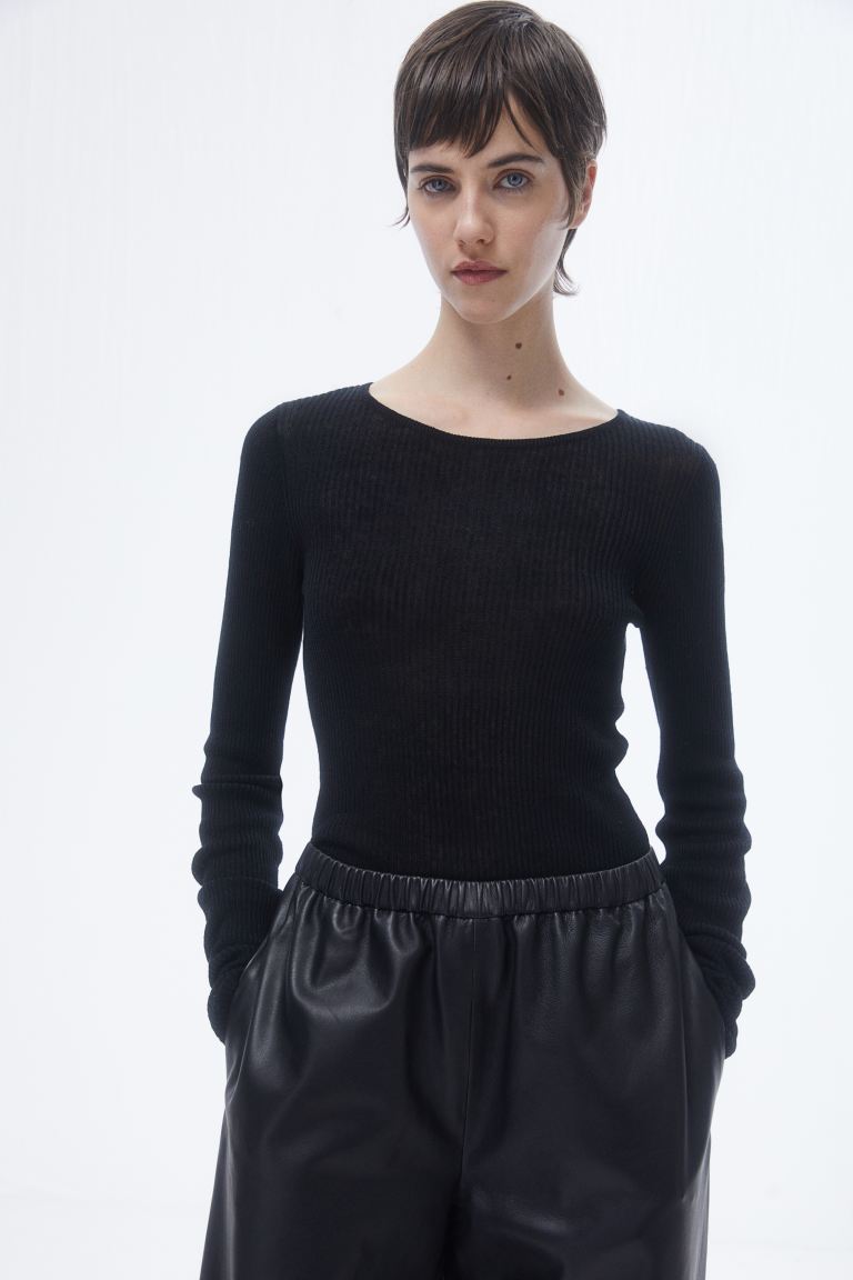 

Джемпер женский H&M 1139988001 черный L (доставка из-за рубежа), 1139988001