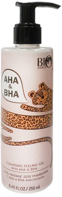 

Гель-Пилинг для умывания Bio World Secret Life с AHA и BHA-кислотами 250 мл