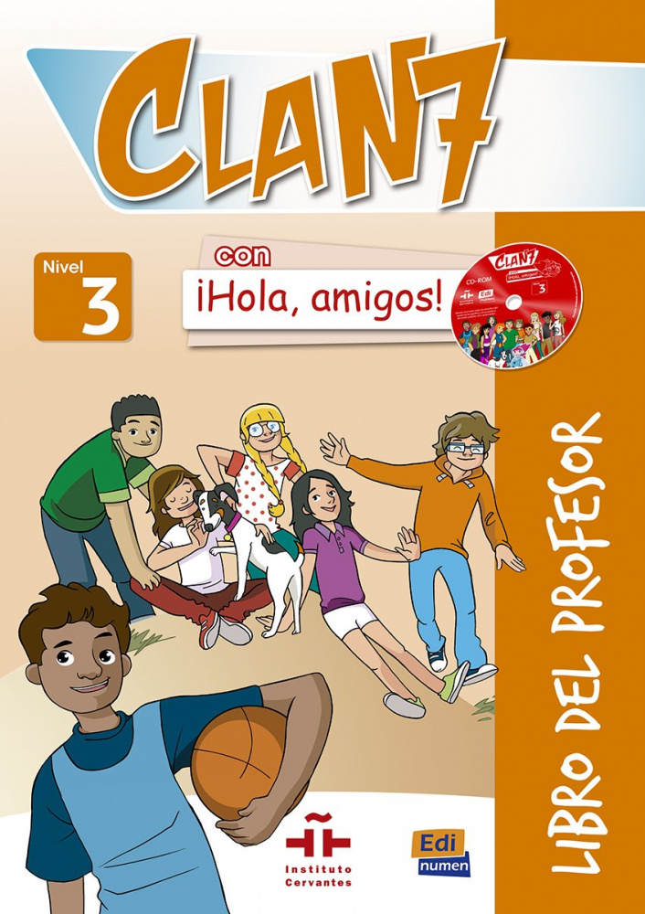 

Clan 7 con Hola, amigos! 3 Libro del profesor + CD + CD-ROM