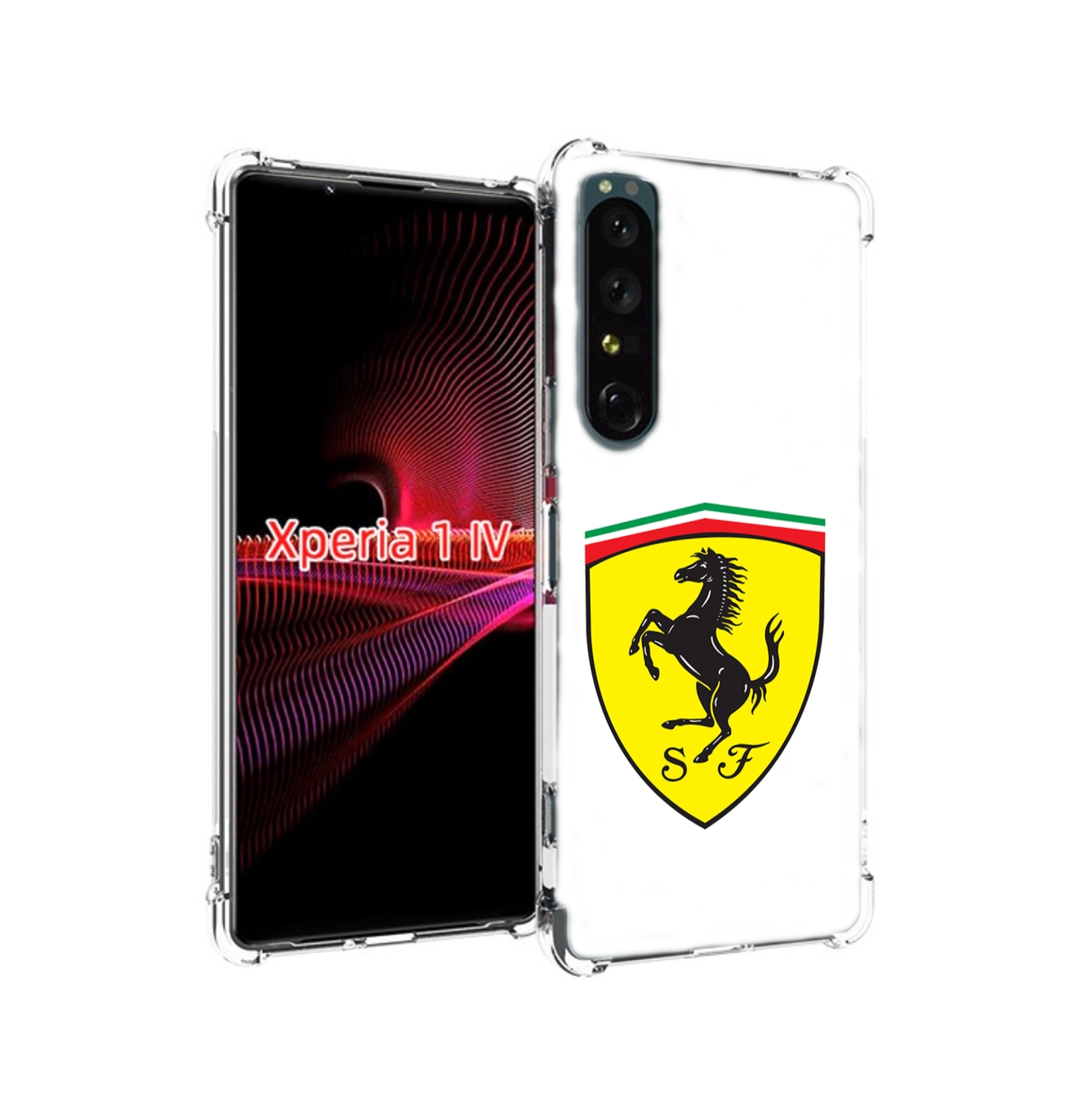 Чехол накладка MyPads Ferrari-3 мужской для Sony Xperia 1 IV