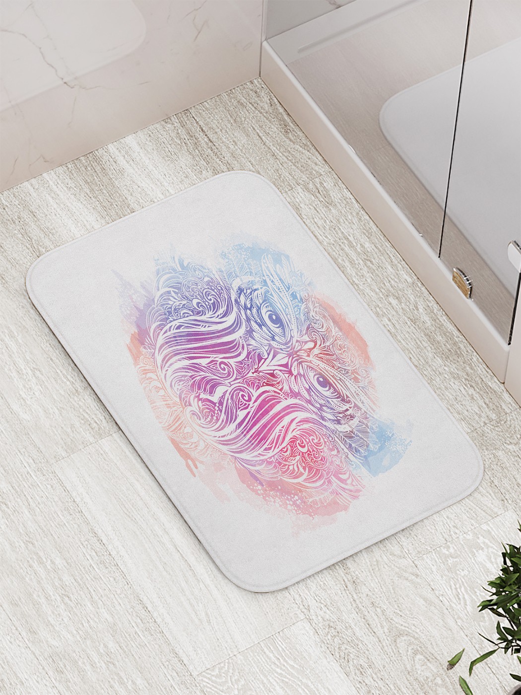 

Коврик противоскользящий для ванной, сауны, бассейна, 77х52 см bath_79909 JoyArty