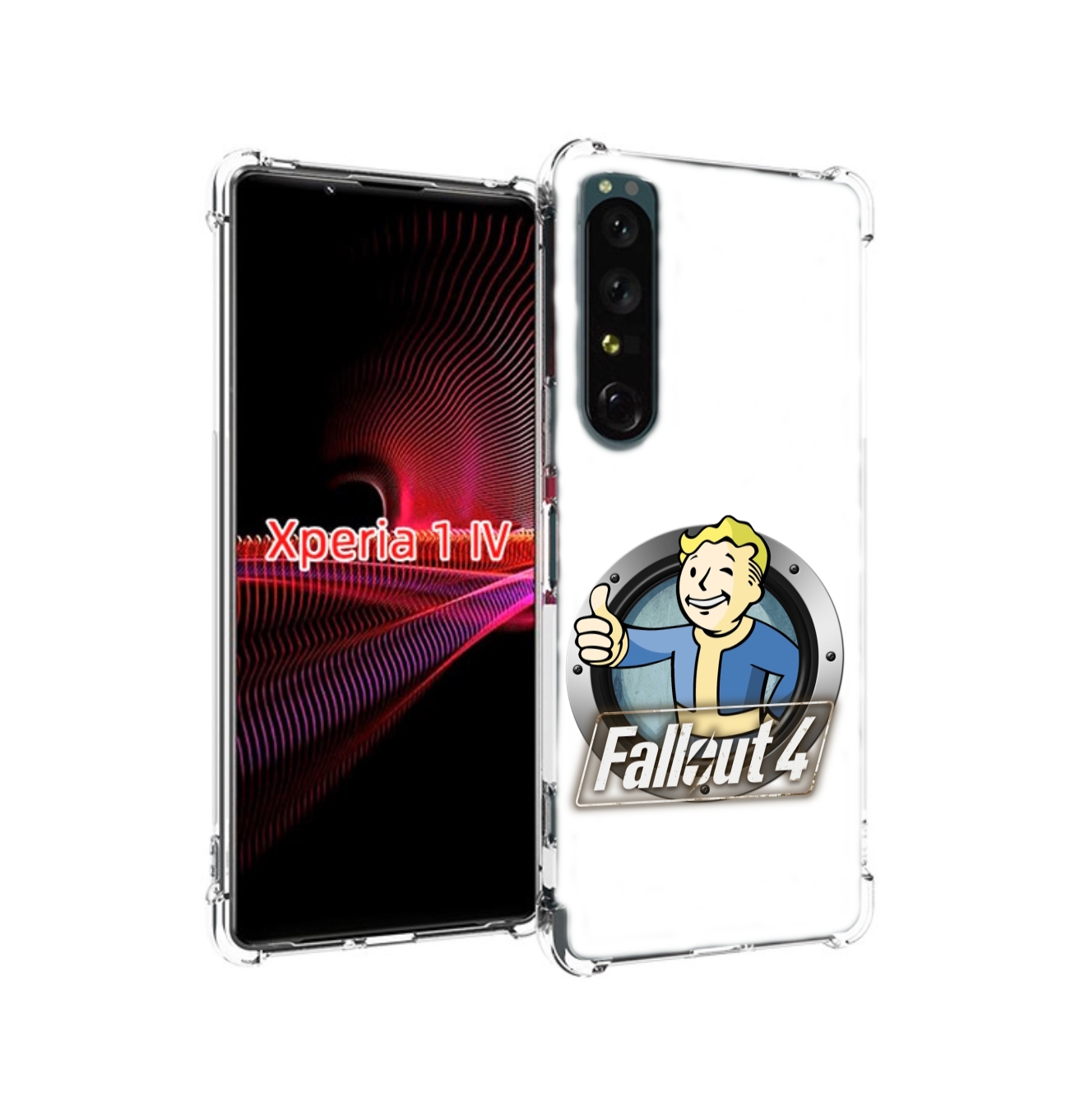 

Чехол накладка MyPads Fallout-4 для Sony Xperia 1 IV, Прозрачный, Tocco