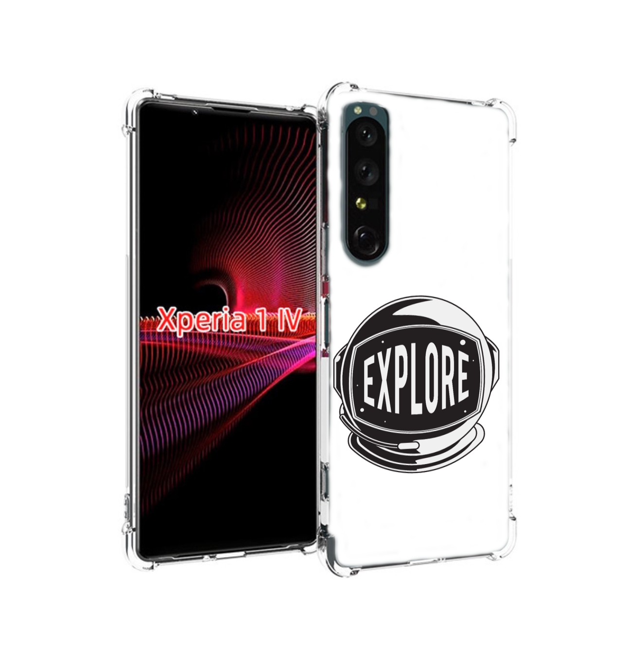 

Чехол задняя-панель-накладка-бампер MyPads Explore для Sony Xperia 1 IV противоударный, Прозрачный, Tocco