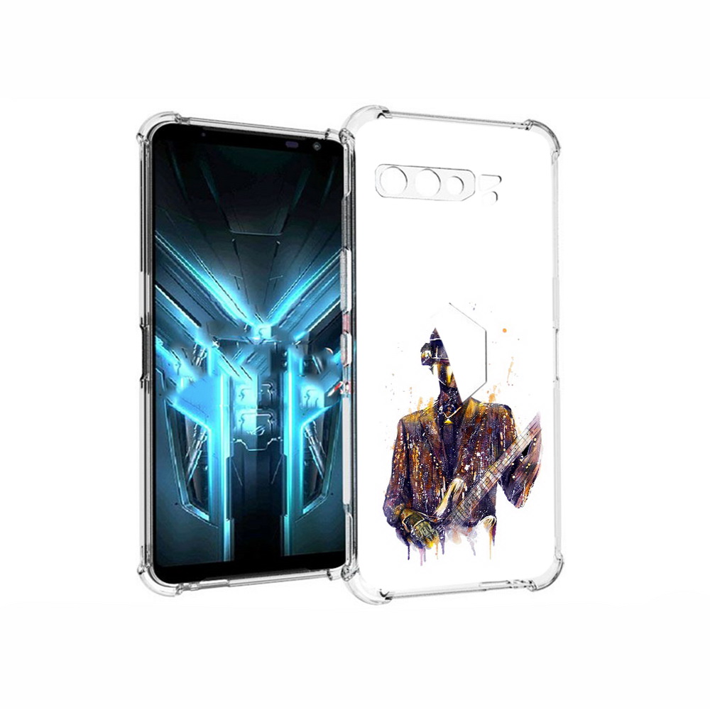 

Чехол MyPads Tocco для Asus ROG Phone 3 космо-гитарист, Прозрачный, Tocco