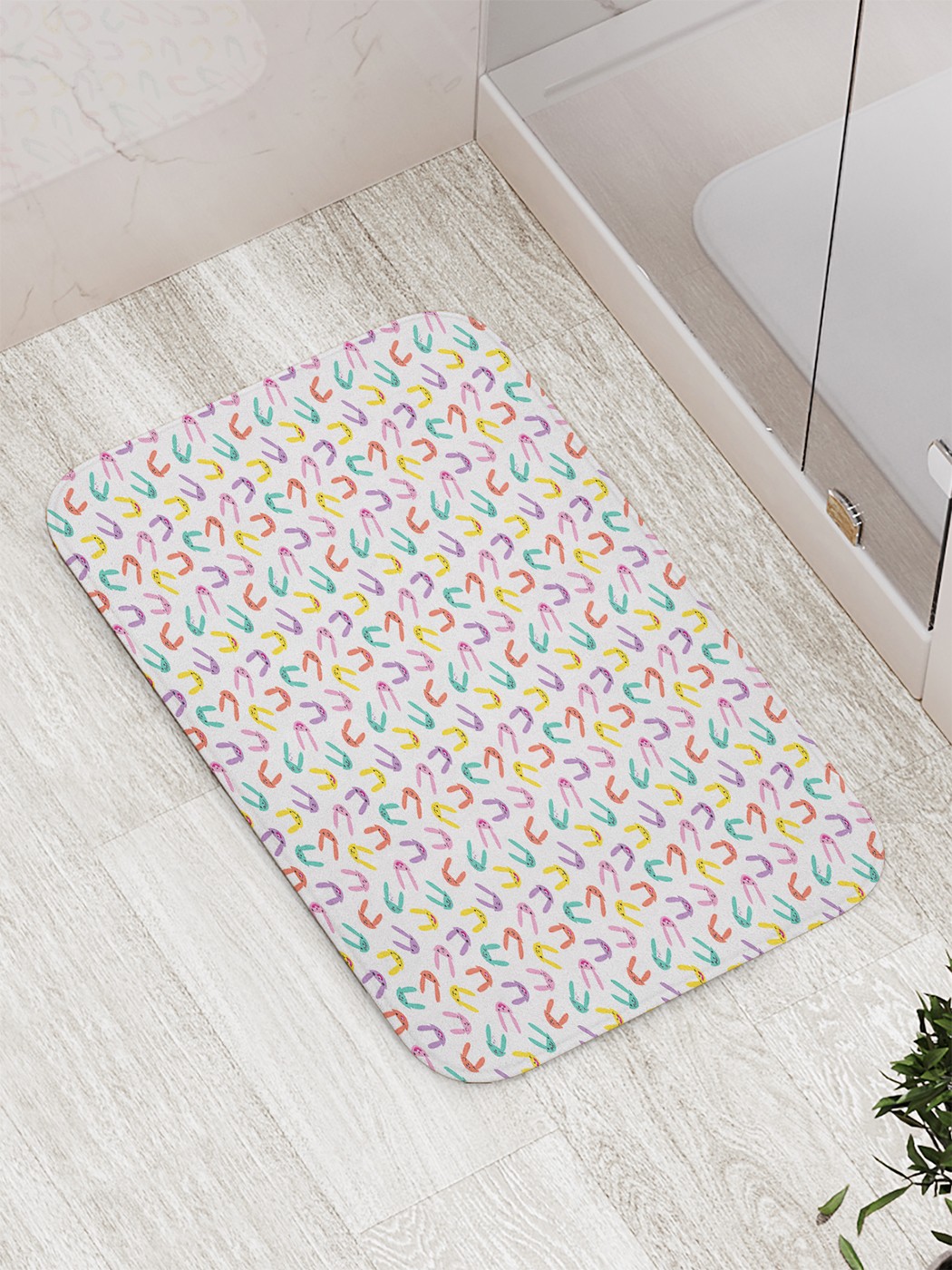 

Коврик противоскользящий для ванной, сауны, бассейна, 77х52 см bath_79473 JoyArty