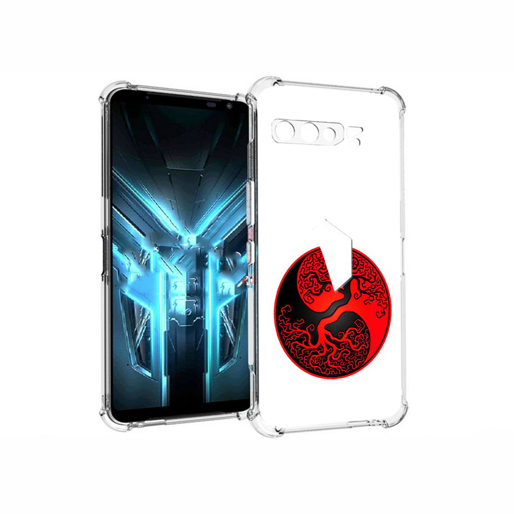 

Чехол MyPads Tocco для Asus ROG Phone 3 инь янь дерево, Прозрачный, Tocco