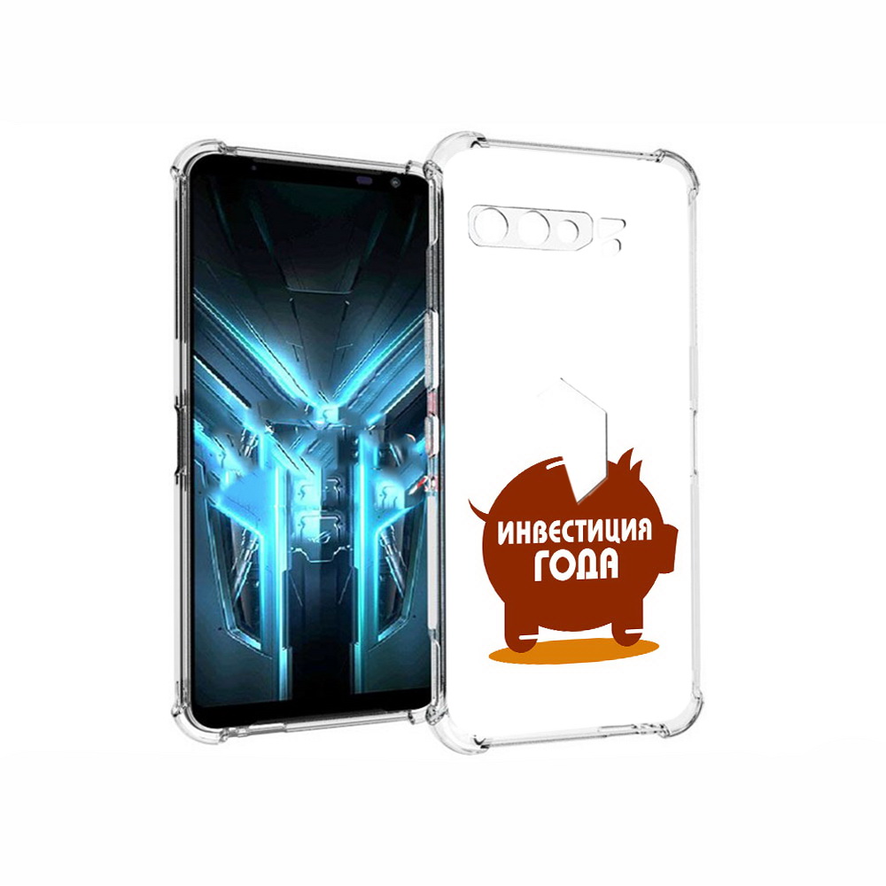 

Чехол MyPads Tocco для Asus ROG Phone 3 инвестиция, Прозрачный, Tocco