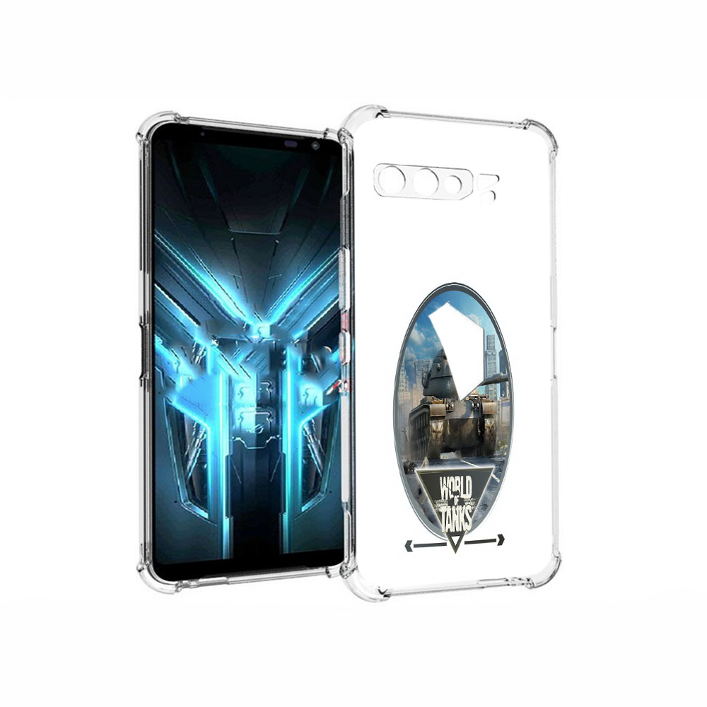 

Чехол MyPads Tocco для Asus ROG Phone 3 игра с танками, Прозрачный, Tocco