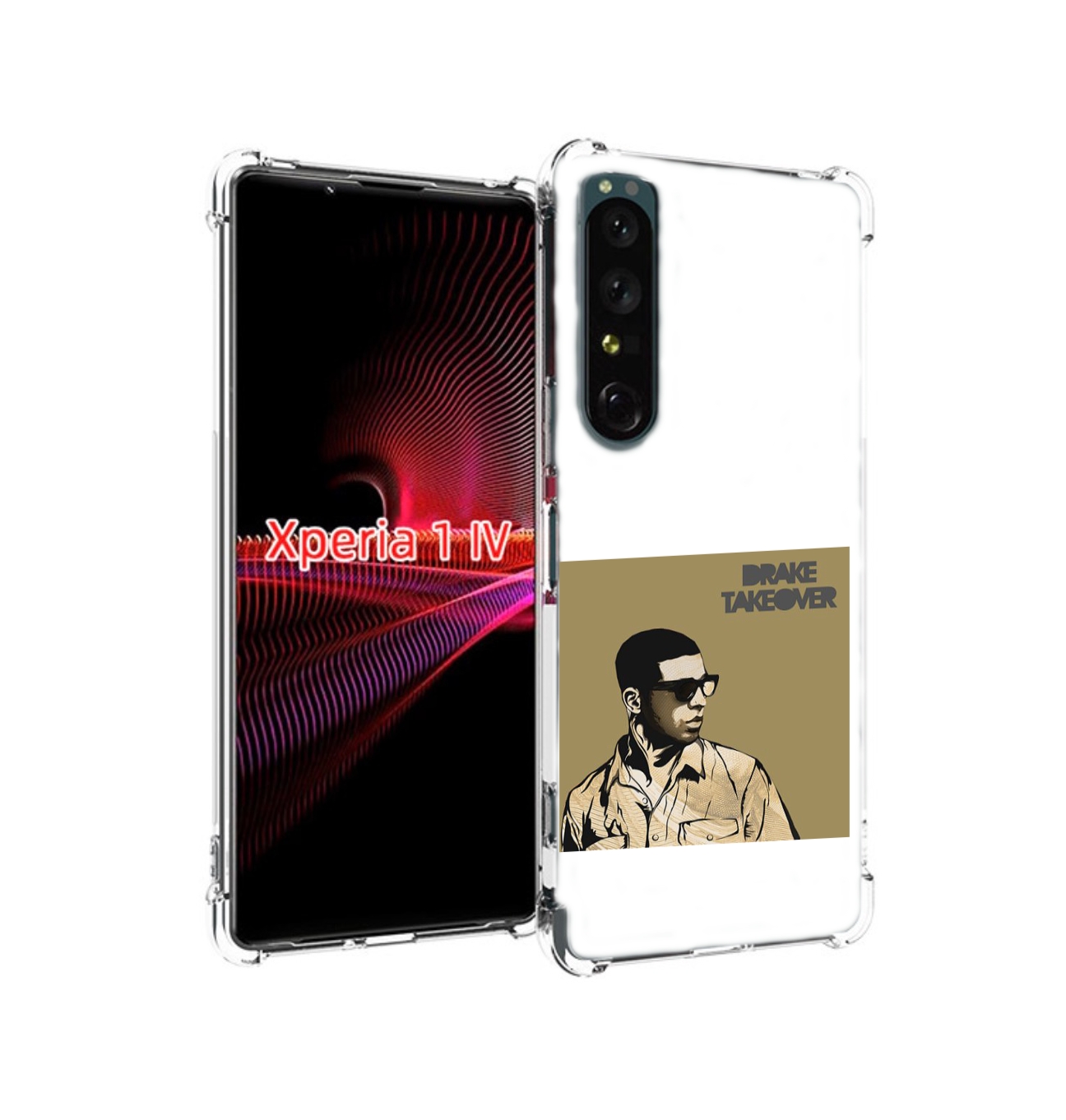 

Чехол накладка MyPads Drake - Takeover для Sony Xperia 1 IV, Прозрачный, Tocco