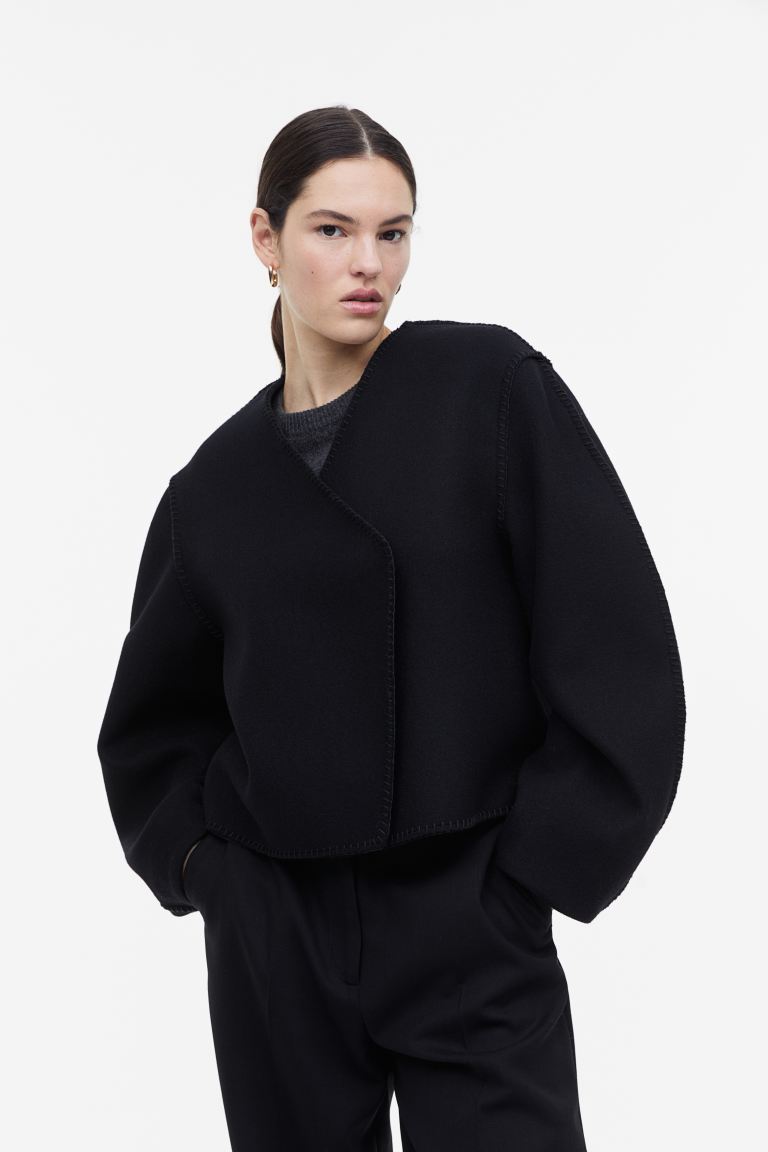 

Жакет женский H&M 1139801002 черный M (доставка из-за рубежа), 1139801002