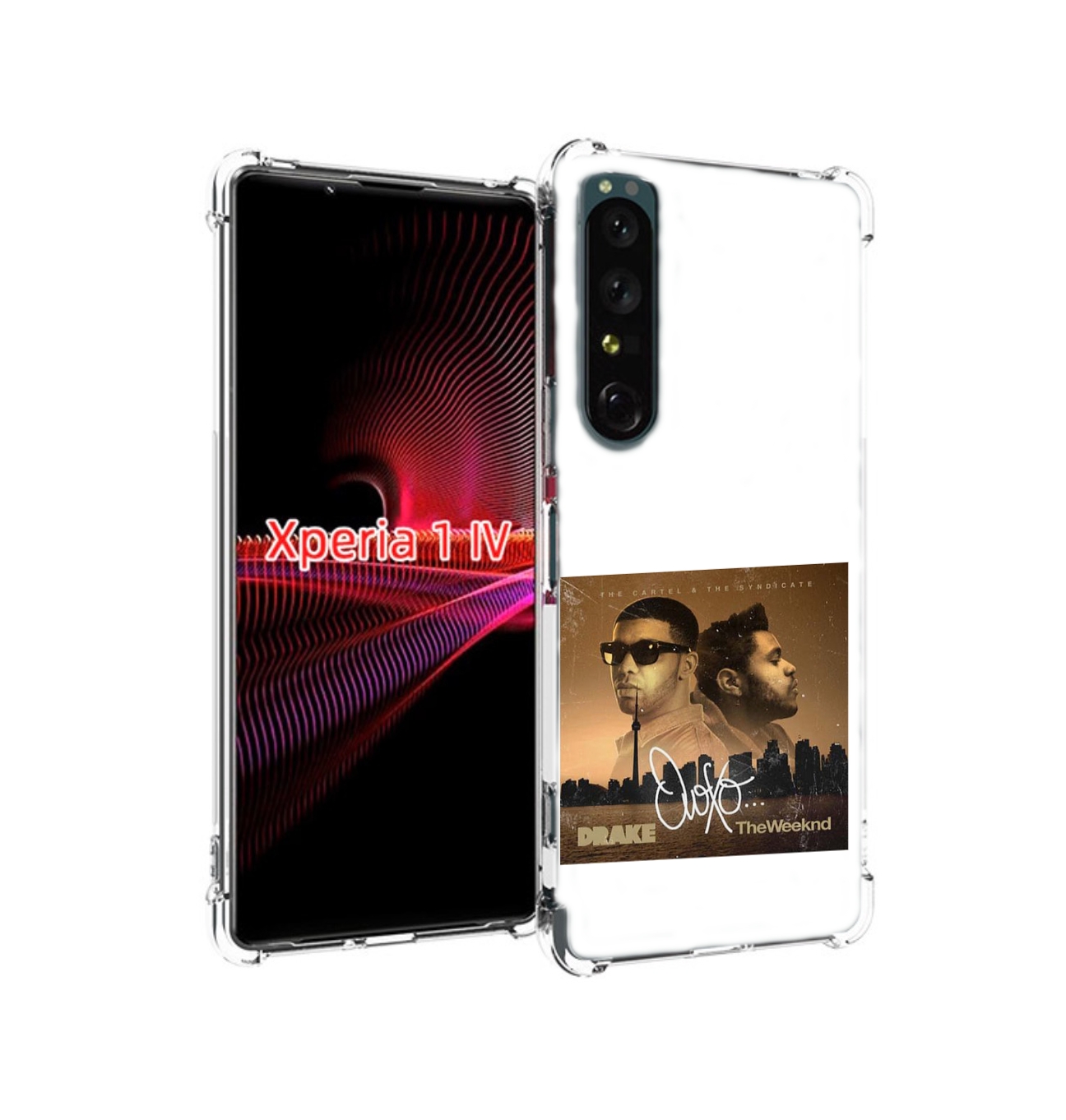 

Чехол задняя-панель-накладка-бампер MyPads Drake & The Weeknd - OVOXO для Sony Xperia 1..., Прозрачный, Tocco