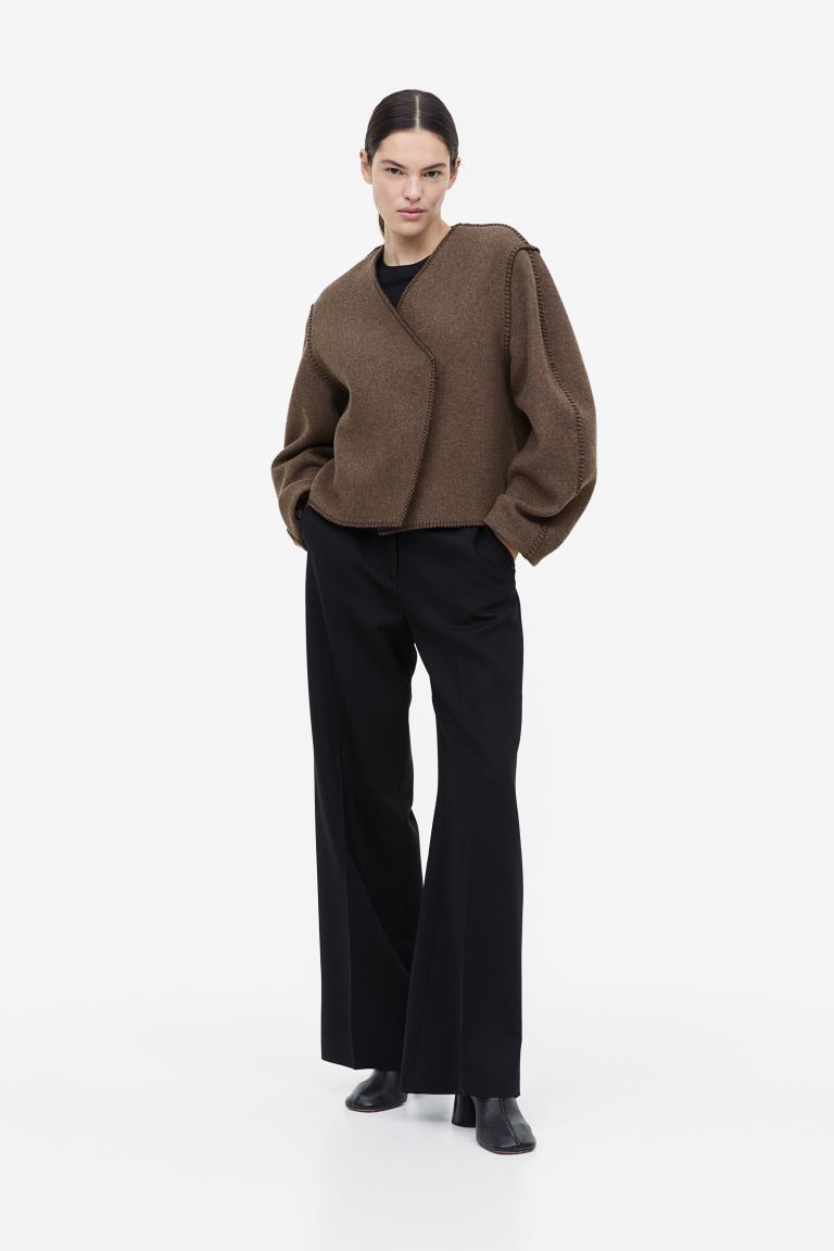 

Жакет женский H&M 1139801001 коричневый L (доставка из-за рубежа), 1139801001