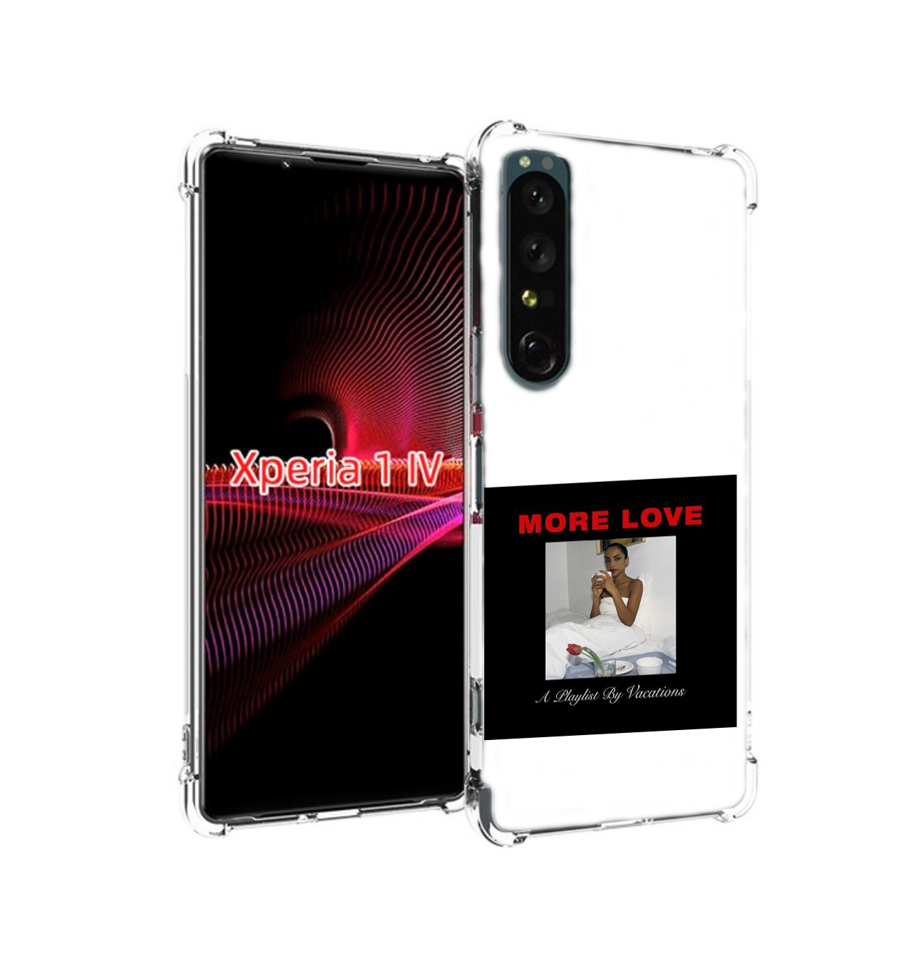 

Чехол накладка MyPads Drake & Sade - More Love для Sony Xperia 1 IV, Прозрачный, Tocco