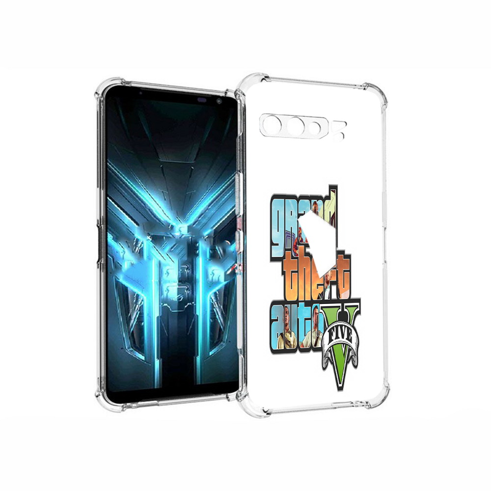 

Чехол MyPads Tocco для Asus ROG Phone 3 игра гта, Прозрачный, Tocco