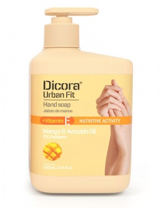 фото Жидкое мыло для рук dicora mango & avocado с витамином е 500 мл dicora urban fit