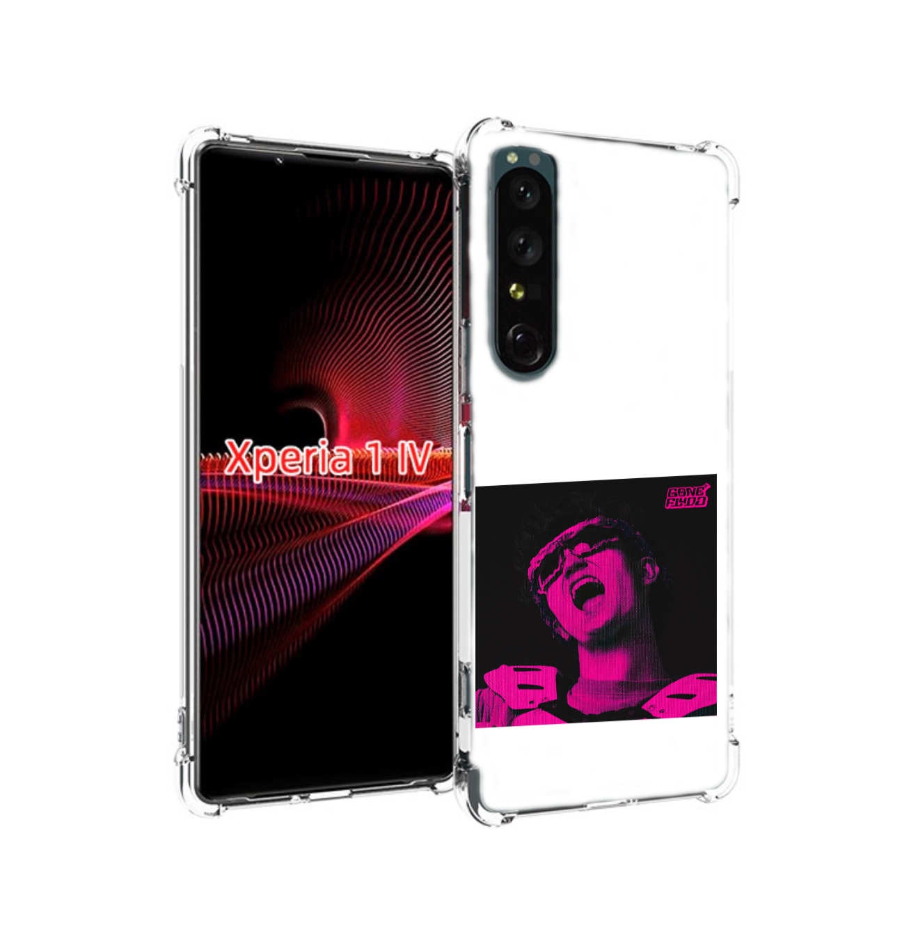

Чехол накладка MyPads Digital Fantazy GONE для Sony Xperia 1 IV, Прозрачный, Tocco