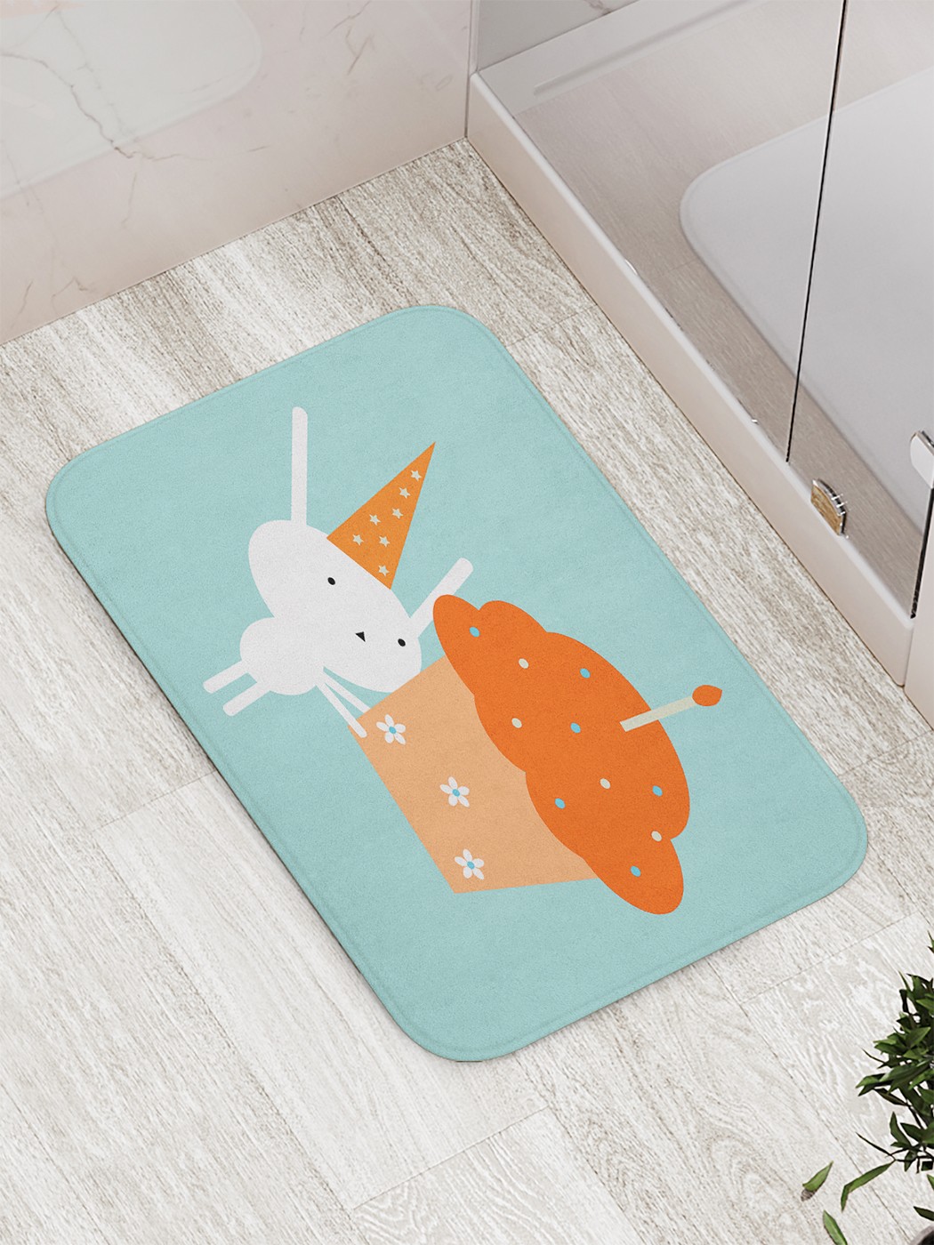 

Коврик противоскользящий для ванной, сауны, бассейна, 77х52 см bath_79452 JoyArty