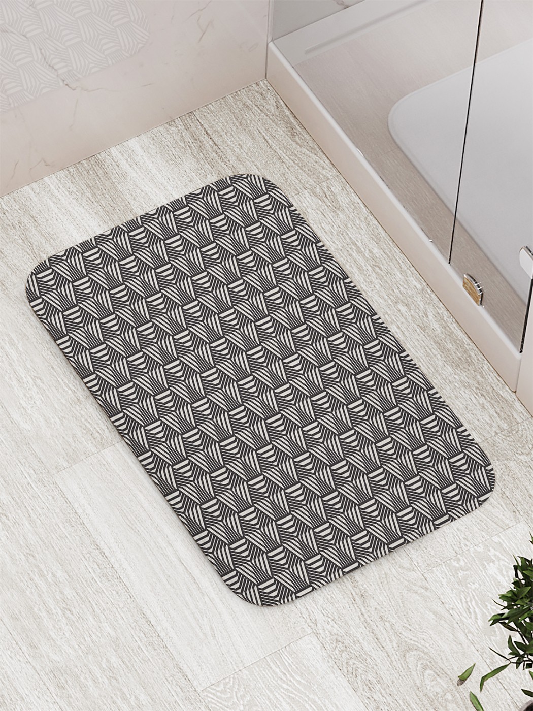 

Коврик противоскользящий для ванной, сауны, бассейна, 77х52 см bath_79433 JoyArty