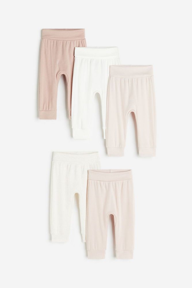 

Брюки детские H&M 0814307, Матовый розовый белый, 44, 0814307