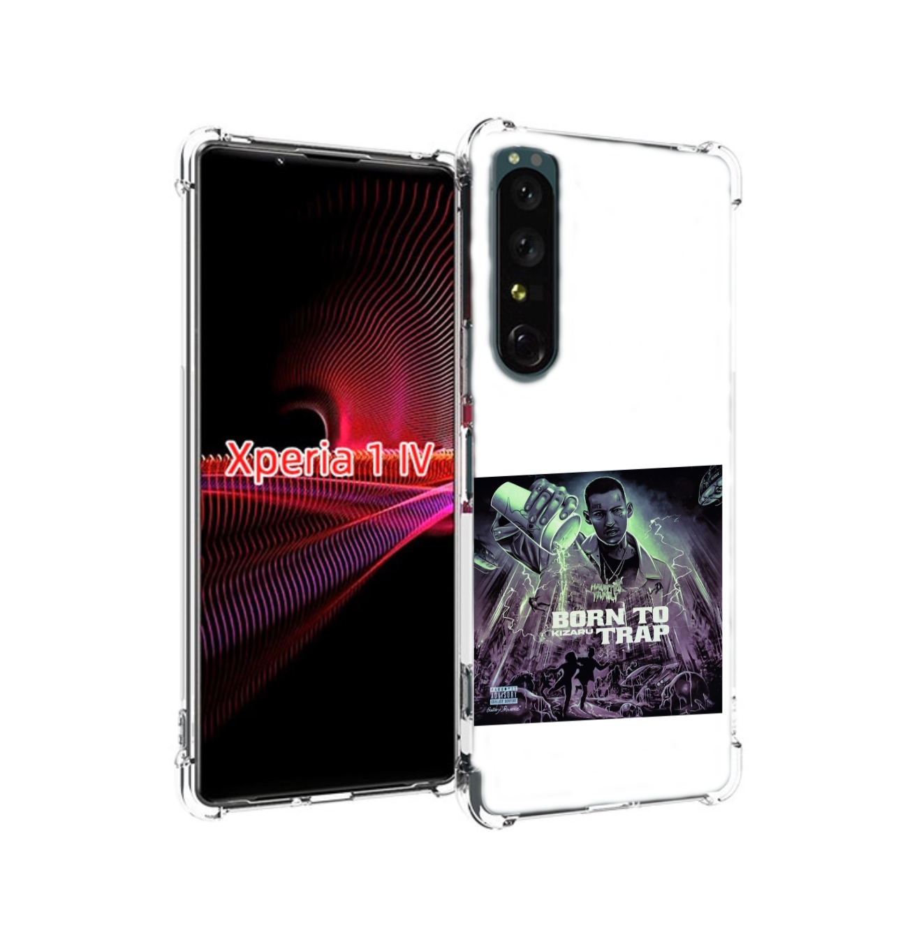 

Чехол накладка MyPads Born to Trap Kizaru для Sony Xperia 1 IV, Прозрачный, Tocco
