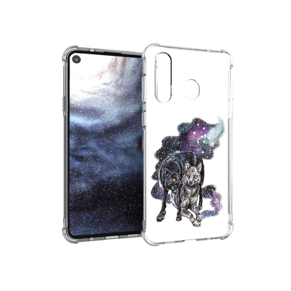 

Чехол MyPads Tocco для Samsung Galaxy A8s звездные волки (PT124633.501.352), Прозрачный, Tocco