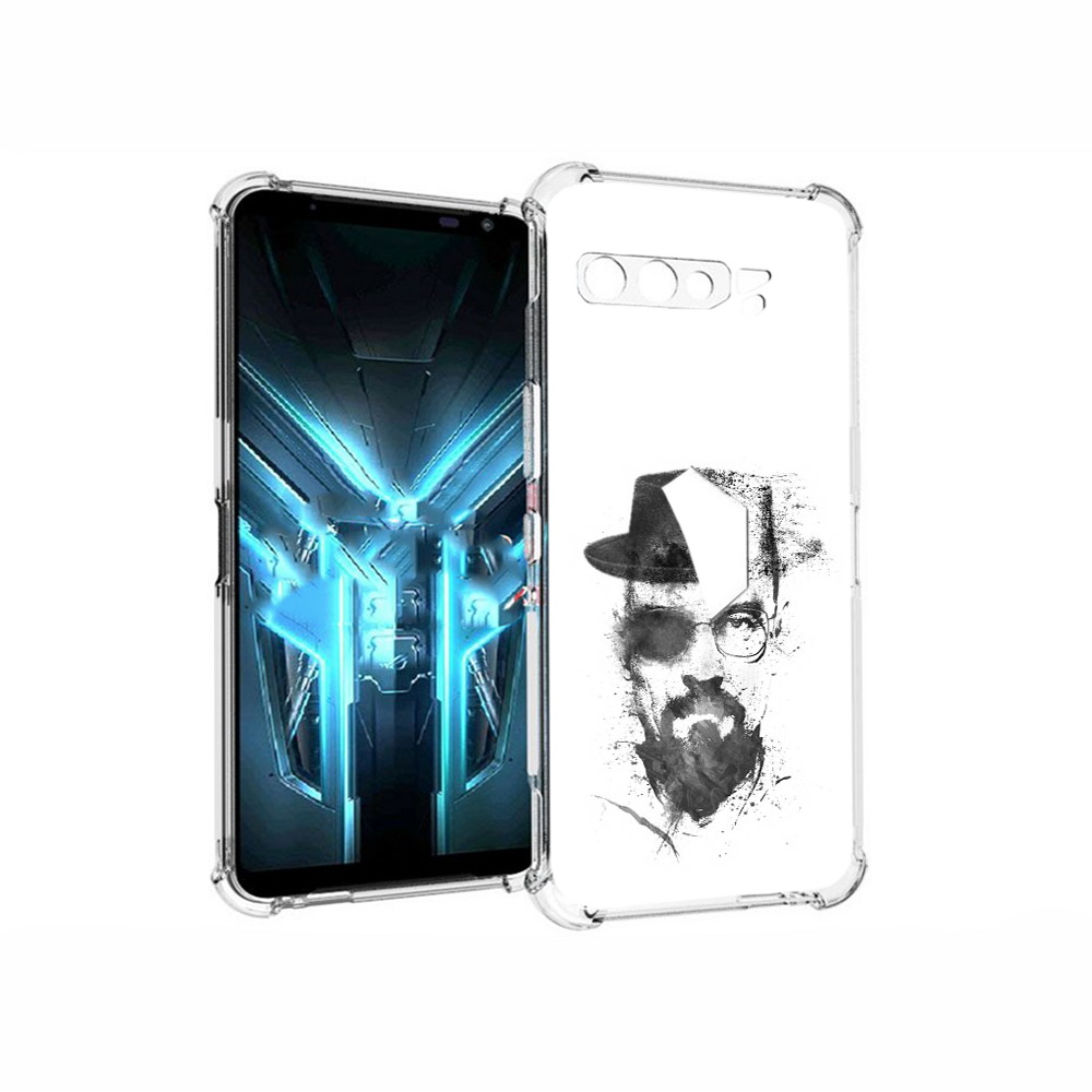 

Чехол MyPads Tocco для Asus ROG Phone 3 загадочный человек, Прозрачный, Tocco