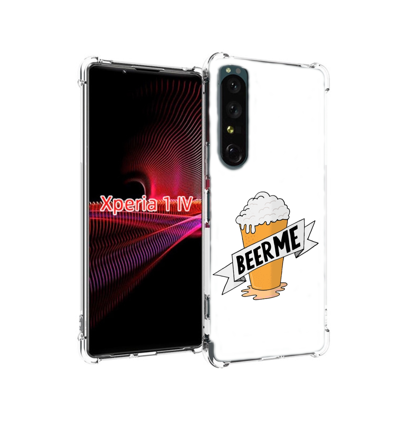 

Чехол накладка MyPads Beer-me для Sony Xperia 1 IV, Прозрачный, Tocco