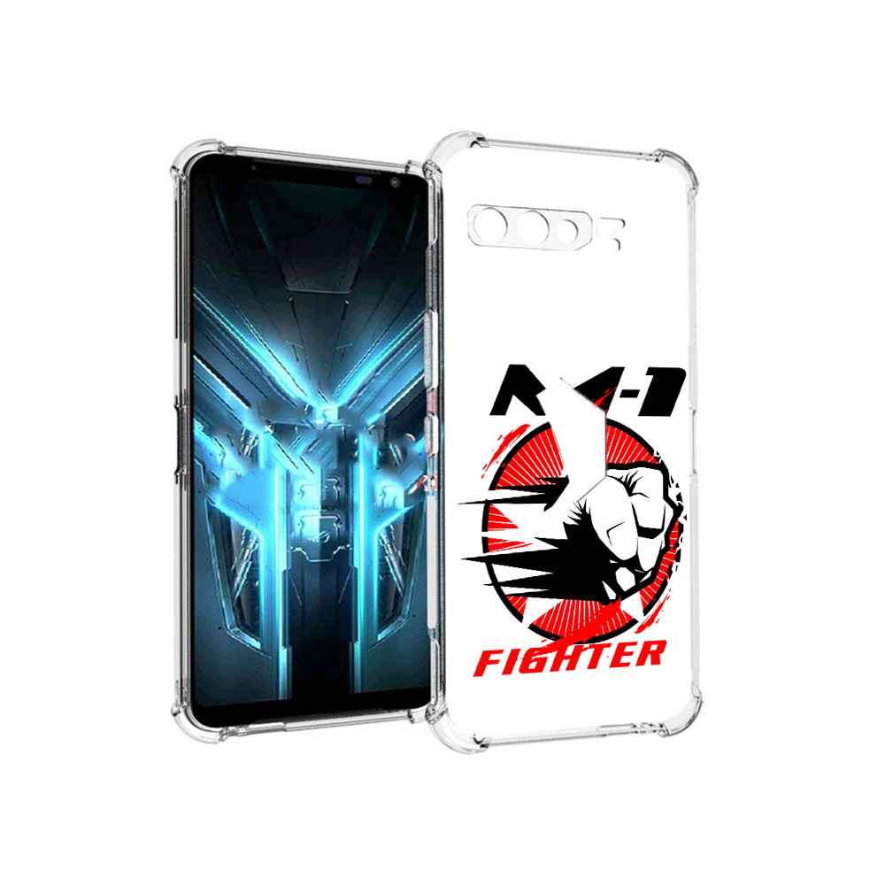 

Чехол MyPads Tocco для Asus ROG Phone 3 единоборства М-1, Прозрачный, Tocco