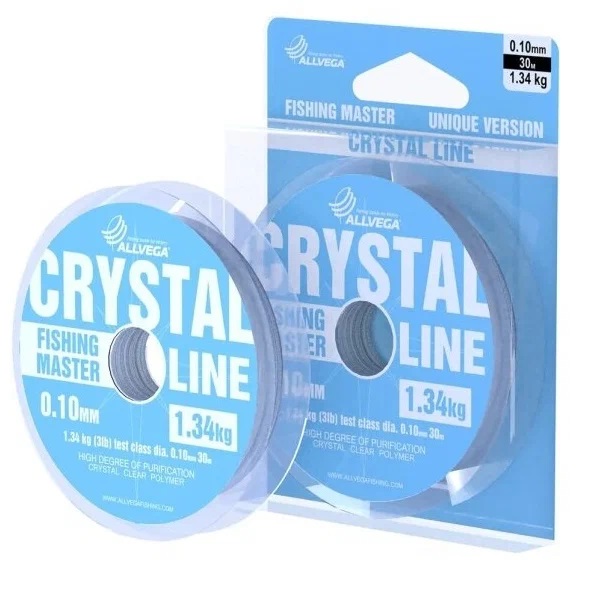 

Леска монофильная Allvega Fishing Master Crystal 30 м, 0,10 мм 1,34 кг, Прозрачный