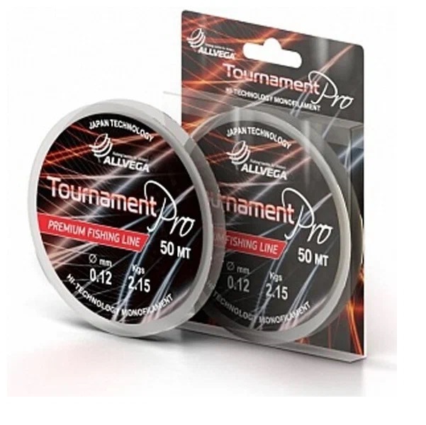 

Леска монофильная Allvega Tournament Pro 50 м, 0,09 мм 1,07 кг, прозрачная, Прозрачный