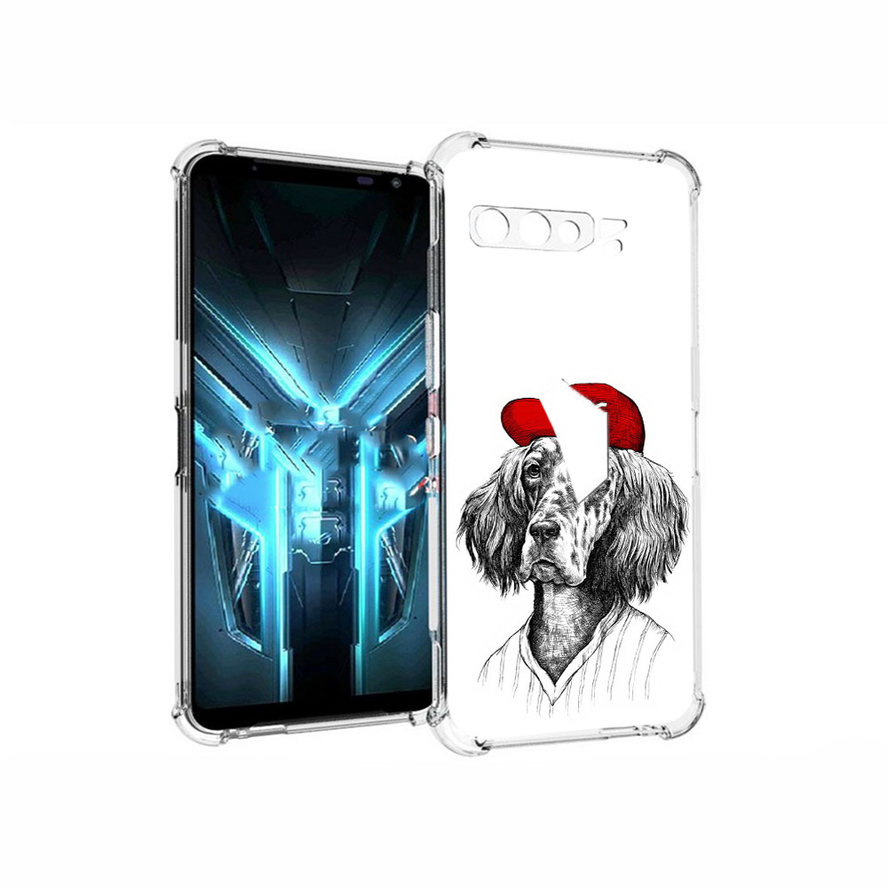 

Чехол MyPads Tocco для Asus ROG Phone 3 дог, Прозрачный, Tocco